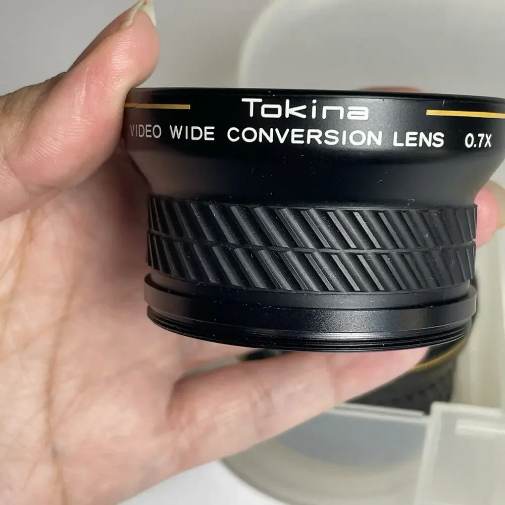 Tokina VSC-0714 Video Tele Conversion Camera Lens 0.7X & 1.4X Japan